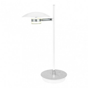 Distribuidor - Lâmpadas Diversas | Sobre Mesas Moderno | SOBREMESA CIUDAD DEL CABO 1L 6W 4000K BLANCO/PLATA 42X23X15 CM 540 LM DIRIGIBLE Y ORIENTABLE Ref: 153671074